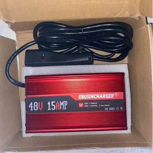 Ebusin 48 Volt 15 Amp Golf Cart Battery Charger for 1995-2024 EZGO RXV/TXT